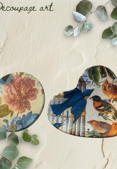 Decoupage Art Class for Beginners