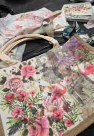 Decoupage Bag Workshop for Beginners