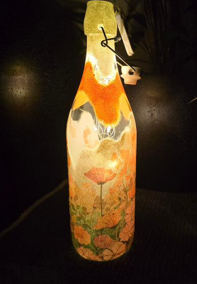 Decoupage Workshop: Bottle Decoupage