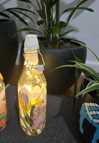Decoupage Workshop: Bottle Decoupage