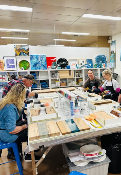 Deep Pour Resin Board Course