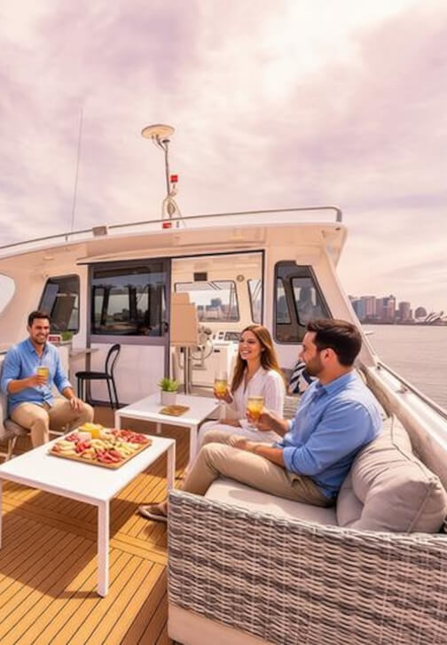 Deluxe Sydney Harbour Sunset Cruise with Nibbles