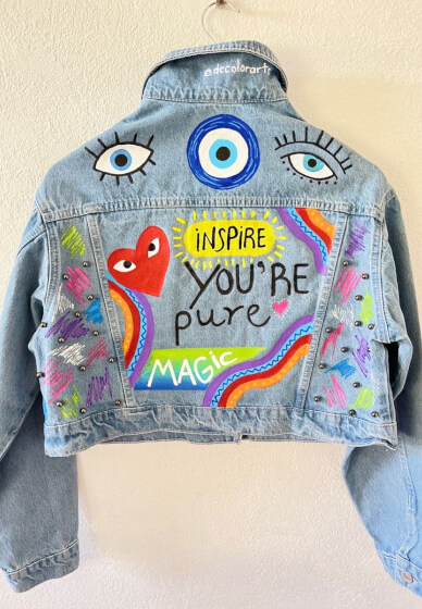 Denim Jacket Painting Workshop