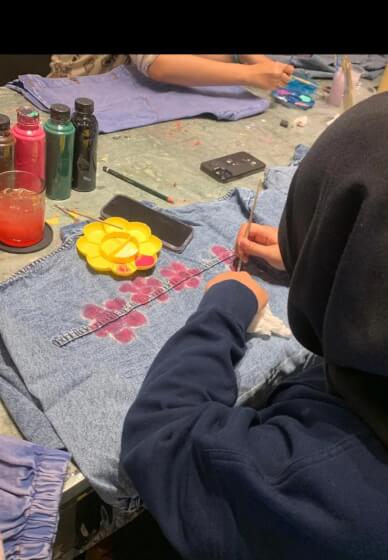 Denim Jacket Painting Workshop