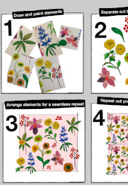 Design Your Own Scarf or Tea Towel Course