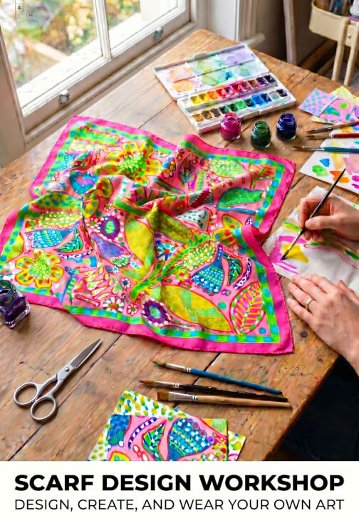 Design Your Own Scarf or Tea Towel Course