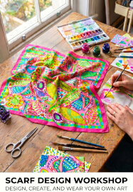Design Your Own Scarf or Tea Towel Course