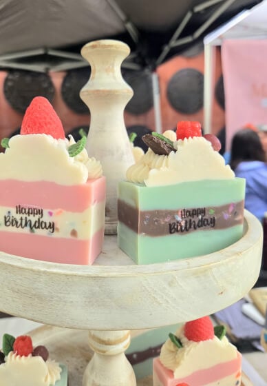 Dessert Cold Process Soap Making Class: Strawberry Cake