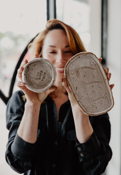 Dip Bowl and Grazing Plate Pottery Workshop