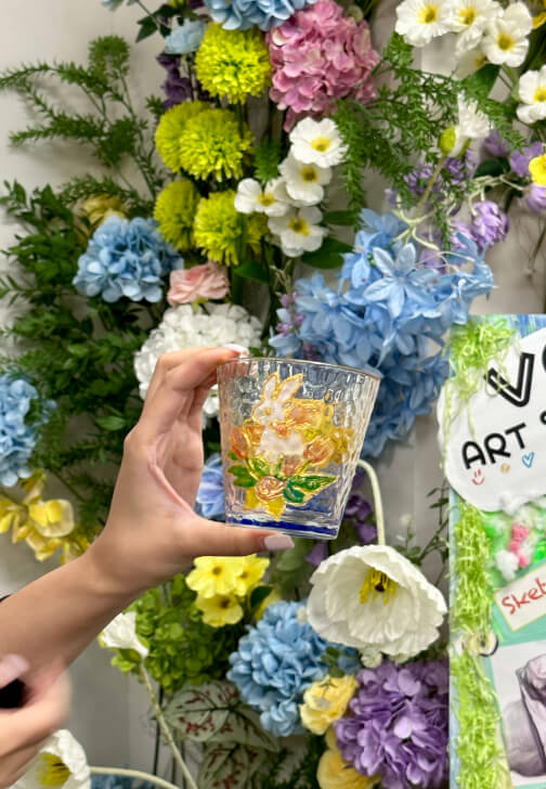 DIY Aesthetic Glassware Painting Workshop
