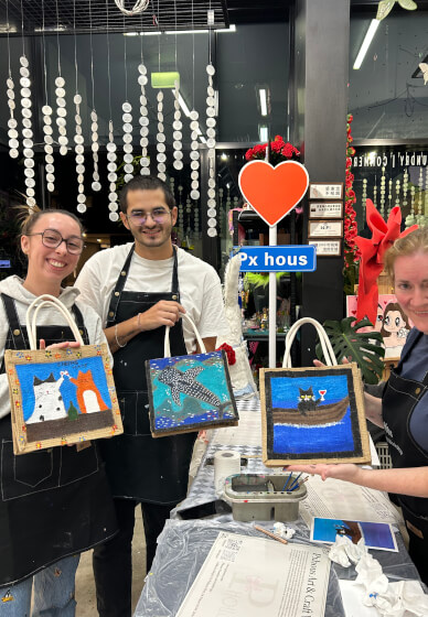 DIY Bag Painting Workshop