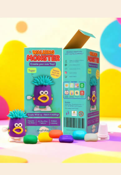 DIY Clay Wind-up Monster Kit