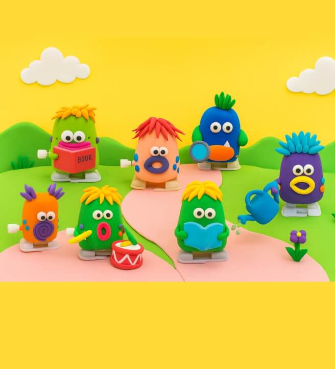 DIY Clay Wind-up Monster Kit