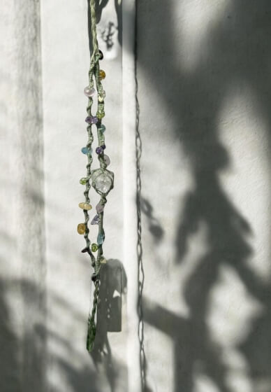 DIY Crystal IMacramé Bracelet Making Kit for Beginners