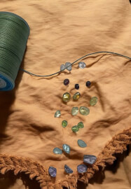 DIY Crystal IMacramé Bracelet Making Kit for Beginners