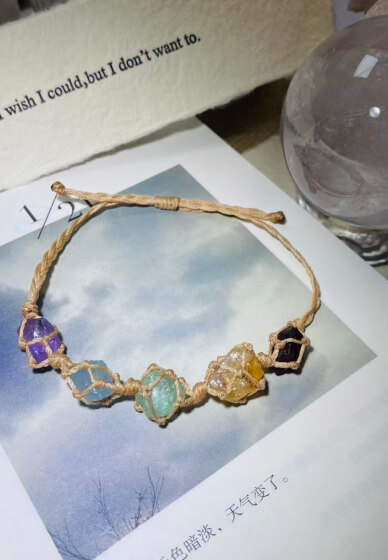 DIY Crystal Macramé Healing Jewellery Kit