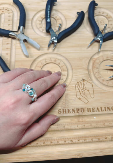 DIY Crystal Stacking Rings Kit - 5 Luxury Rings Set