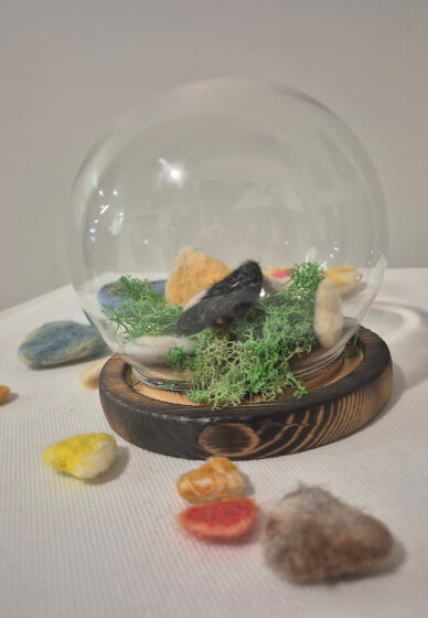 DIY Felted Scented Garland Workshop