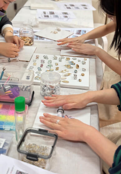 DIY Jewellery Class: Polymer Clay with Gold and Silver Leaf