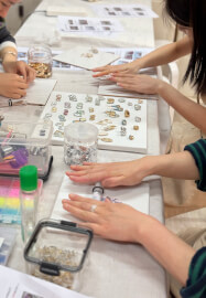 DIY Jewellery Class: Polymer Clay with Gold and Silver Leaf