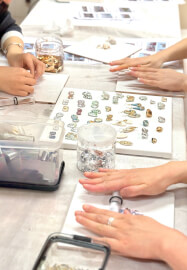 DIY Jewellery Class: Polymer Clay with Gold and Silver Leaf