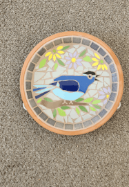DIY Mosaic Bird Bath Kit – Fairy Wren
