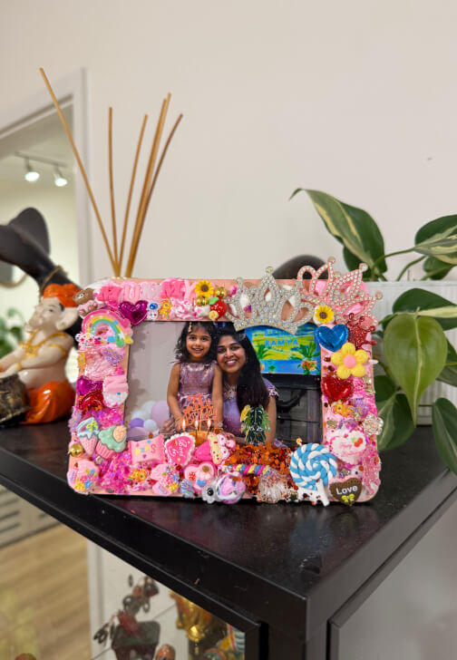 DIY Photoframe Cream Glue Workshop