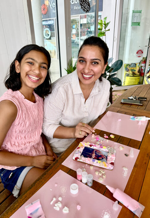 DIY Photoframe Cream Glue Workshop
