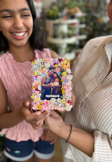 DIY Photoframe Cream Glue Workshop