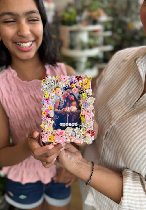 DIY Photoframe Cream Glue Workshop
