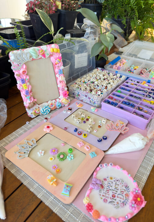 DIY Photoframe Cream Glue Workshop