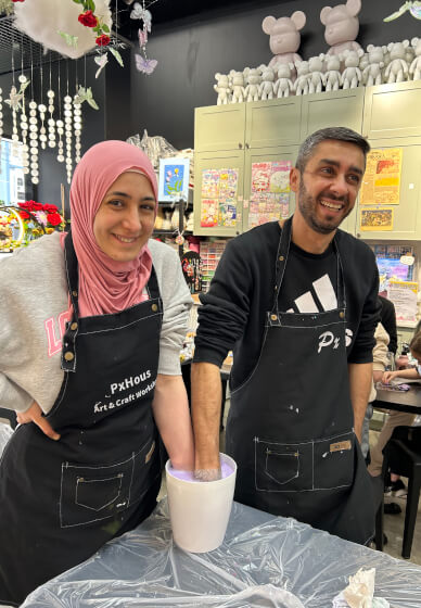 DIY Plaster Hand Mould Workshop
