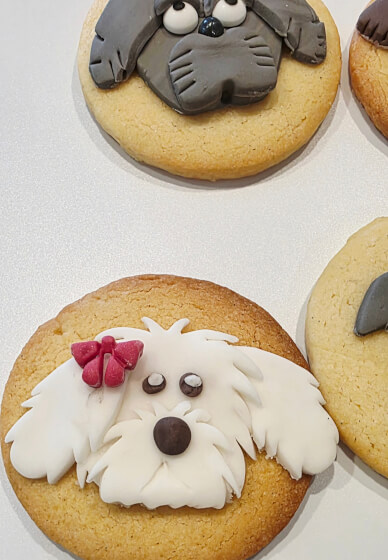 Dog Cookie Fondant Decorating Class for Kids