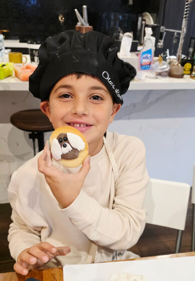 Dog Cookie Fondant Decorating Class for Kids