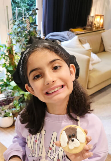 Dog Cookie Fondant Decorating Class for Kids