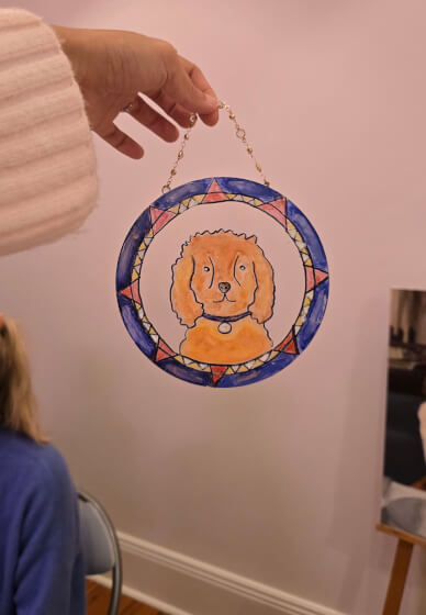 Dog Portrait Class (Glass Painting)