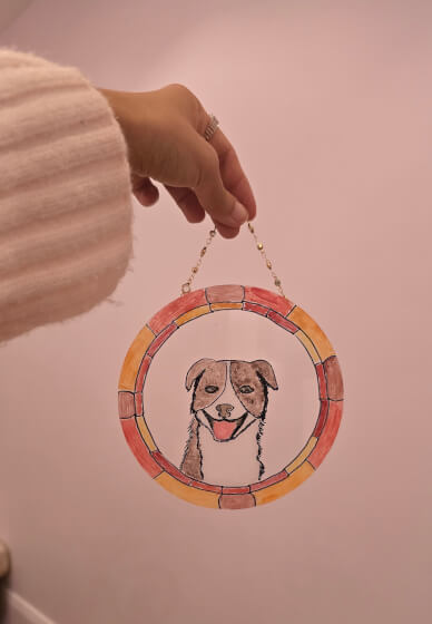 Dog Portrait Class (Glass Painting)