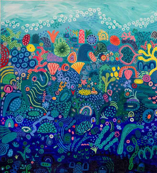 Doodle Art Painted Pot Class