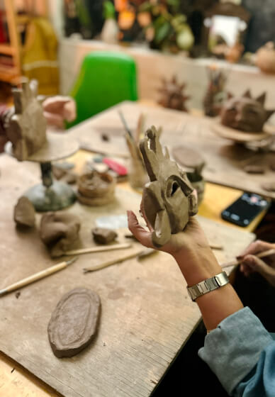 Double Face Smoker Clay Handbuilding Workshop