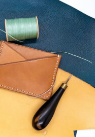 Double-Layer Leather Cardholder Workshop