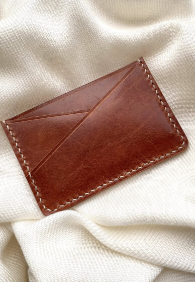 Double-Layer Leather Cardholder Workshop