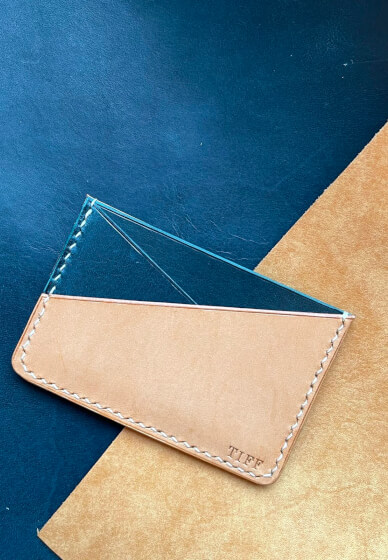 Double-Layer Leather Cardholder Workshop