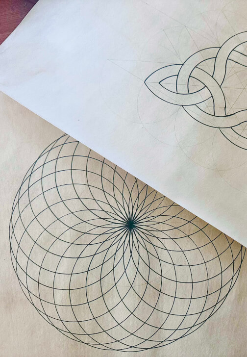Draw Circle Geometry Art