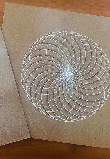 Draw Circle Geometry Art