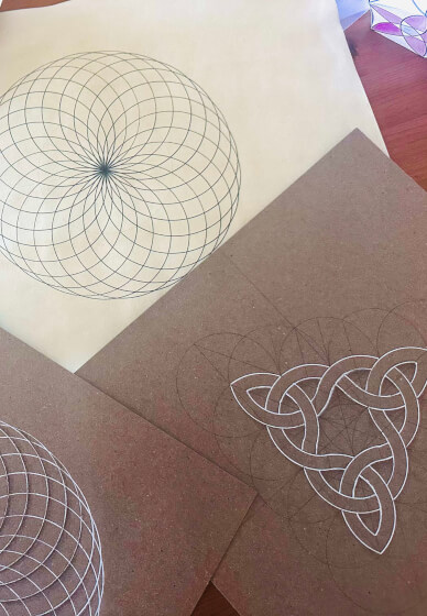 Draw Circle Geometry Art