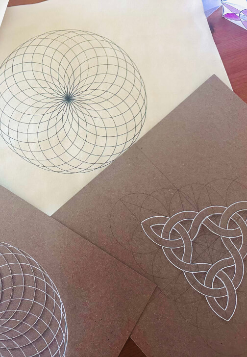 Draw Circle Geometry Art