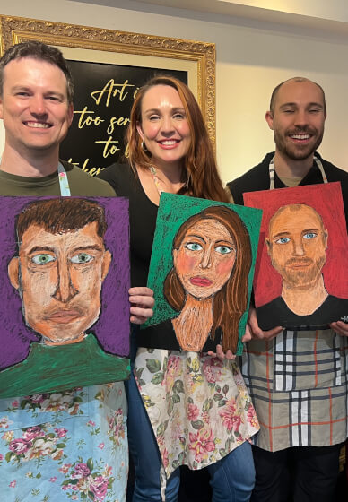 Draw Your Mate or Date Mystery Portrait Workshop