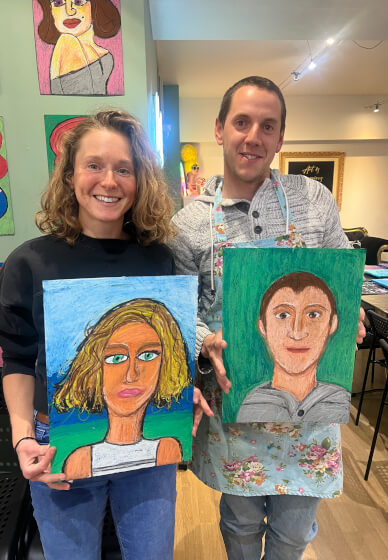 Draw Your Mate or Date Mystery Portrait Workshop