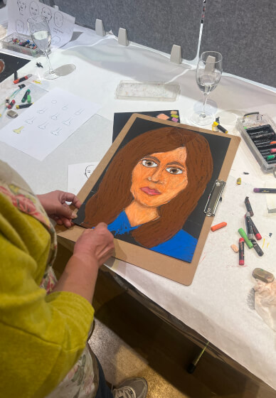 Draw Your Mate or Date Mystery Portrait Workshop