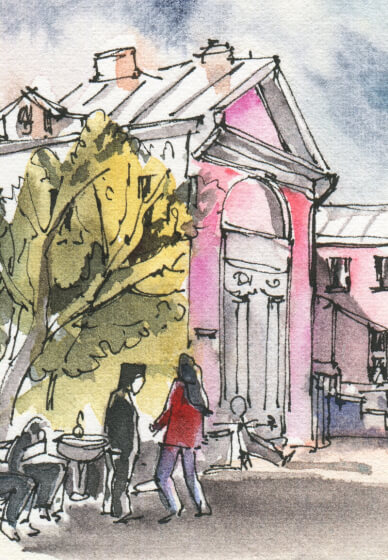 Drawing Class: Urban Sketching for Intermediates